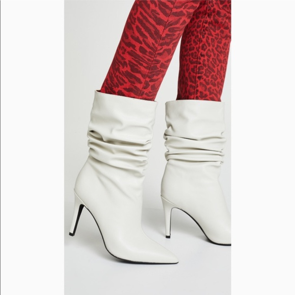 Jeffrey Campbell Ivory Slouch Boots